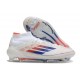 adidas F50 Elite Mid FG Neuf Advancement - Blanc Rouge Bleu