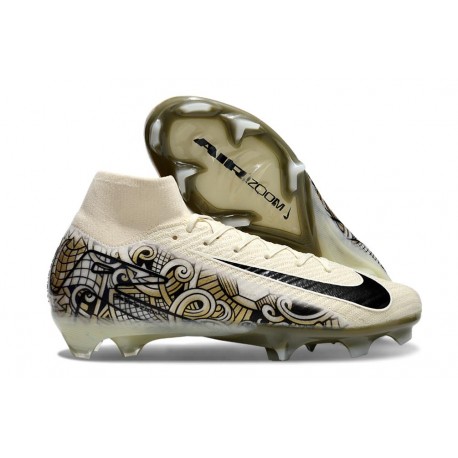 Nike Zoom Mercurial Superfly10 Elite FG Neuf Limonade Noir