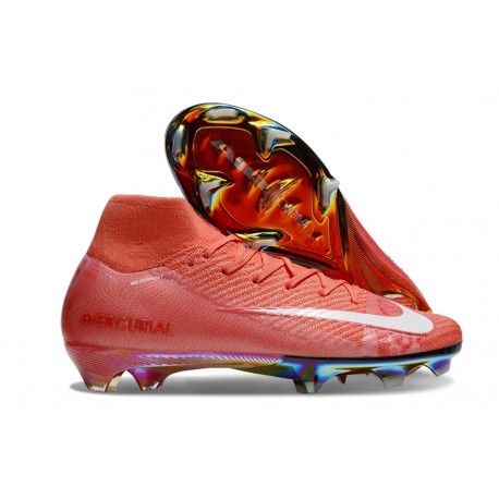 Nike Zoom Mercurial Superfly 10 Elite FG Neuf Rouge Blanc
