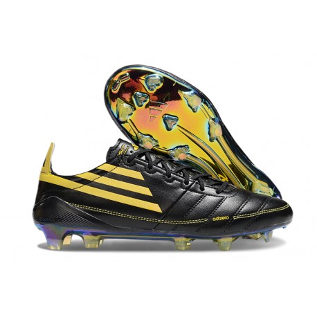 Nouvelles adidas F50 Elite FG Noir Jaune