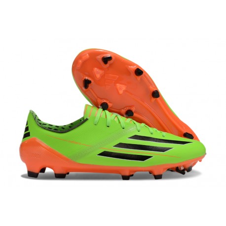 Nouvelles adidas F50 Elite FG Vert Orange Noir