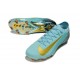 Nike Zoom Mercurial Vapor XVI Elite FG Bleu Or