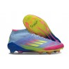 adidas F50 Elite Mid FG Neuf Bleu Fusion Citron Lucide Rose Lucide