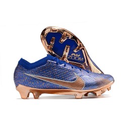 Crampon Nike Zoom Mercurial Vapor XV Elite FG Bleu Cuivre Métallique