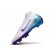 Nike Zoom Mercurial Superfly 10 Elite FG Neuf Blanc Bleu Violet