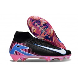 Nike Zoom Mercurial Superfly 10 Elite FG Neuf Noir Blanc Bleu