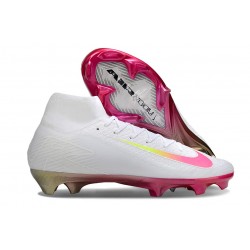 Nike Zoom Mercurial Superfly 10 Elite FG Neuf Blanc Rose