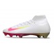 Nike Zoom Mercurial Superfly 10 Elite FG Neuf Blanc Rose
