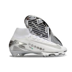 Nike Zoom Mercurial Superfly 10 Elite FG Neuf Blanc Argent