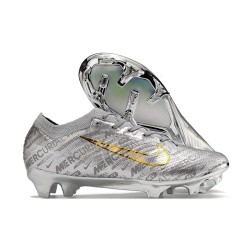 Crampon Nike Zoom Mercurial Vapor XV Elite FG Argent Métallique Or