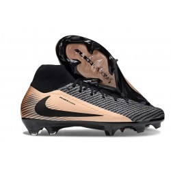 Nike Zoom Mercurial Superfly 10 Elite FG Neuf Noir Or