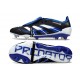 adidas Predator Elite Tongue FG Noir Bleu Blanc