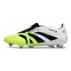 adidas Predator Elite Tongue FG Blanc Noir Citron Lucid