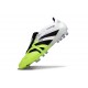 adidas Predator Elite Tongue FG Blanc Noir Citron Lucid