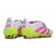 adidas Predator Elite Tongue FG Blanc Rose Lucide Citron Lucide