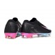 Chaussure Nike Mercurial Vapor 16 Elite FG Noir Bleu Rose