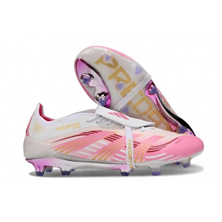 adidas Predator Elite FT 25 FG Rose Blanc