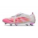 adidas Predator Elite FT 25 FG Rose Blanc