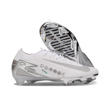 Chaussure Nike Mercurial Vapor 16 Elite FG Blanc Argent