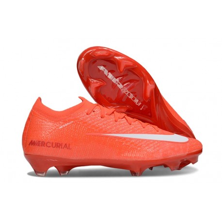 Chaussure Nike Mercurial Vapor 16 Elite FG Rouge Blanc