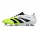 adidas Predator Elite FG Neuf Crampon Blanc Noir Citron Lucid