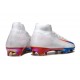 Crampon Nike Mercurial Superfly X Elite FG Blanc Bleu Rouge