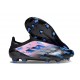 Crampon adidas F50 Elite Sans Lacets FG Noir Bleu Rose