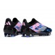 Crampon adidas F50 Elite Sans Lacets FG Noir Bleu Rose