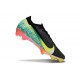 Nike Mercurial Vapor 16 Elite FG X VINI JR Noir Jaune Dynamique Vert Etincelle Cramoisi Brt