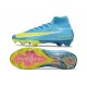 Crampon Nike Mercurial Superfly X Elite FG Bleu Volt