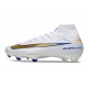 Crampon Nike Mercurial Superfly X Elite FG Blanc Or Bleu