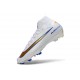 Crampon Nike Mercurial Superfly X Elite FG Blanc Or Bleu