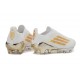 adidas f50 + Sans Lacets FG Neuf Blanc Or