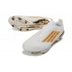 adidas f50 + Sans Lacets FG Neuf Blanc Or