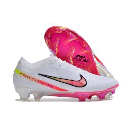 Crampon Nike Zoom Mercurial Vapor XV Elite FG Blanc Rose
