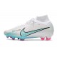 Nike Air Zoom Mercurial Superfly 9 Elite FG Blanc Bleu Baltique Rose Indigo Brume