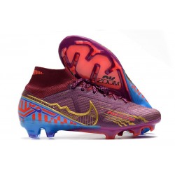 Nike Air Zoom Mercurial Superfly IX Elite FG KM Remolacha Oscura Mtlc Vivid Dorado
