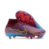 Nike Crampon Mercurial Superfly IX Elite SG KM Foncé Betterave Mtlc Vivid Or