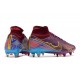 Nike Crampon Mercurial Superfly IX Elite SG KM Foncé Betterave Mtlc Vivid Or