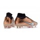 Nike Crampon Mercurial Superfly IX Elite SG Or Blanc