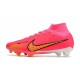 Nike Air Zoom Mercurial Superfly 9 Elite FG Rosa Oro