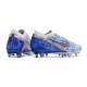 Crampons Nike Mercurial Vapor 15 Elite SG-Pro Blanc Bleu Or