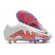 Crampons Nike Mercurial Vapor 15 Elite SG-Pro Blanc Noir Rouge