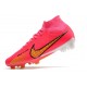 Nike Air Zoom Mercurial Superfly 9 Elite FG Rosa Oro