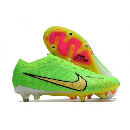 Crampons Nike Mercurial Vapor 15 Elite SG-Pro Vert Jaune