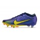Crampons Nike Mercurial Vapor 15 Elite SG-Pro Violet Jaune