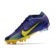Crampons Nike Mercurial Vapor 15 Elite SG-Pro Violet Jaune