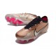 Crampons Nike Mercurial Vapor 15 Elite SG-Pro Mbappe Cuivre Métallique