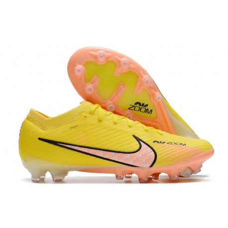 Nike Zoom Mercurial Vapor 15 Elite AG &nbsp;Lucent - Jaune Crépuscule Barely Grape