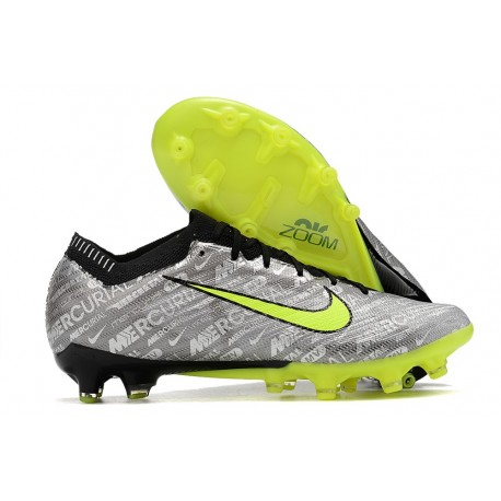 Nike Zoom Mercurial Vapor 15 Elite AG Gris Vert